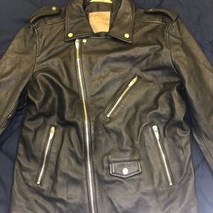 Zara Black Military Style Jacket